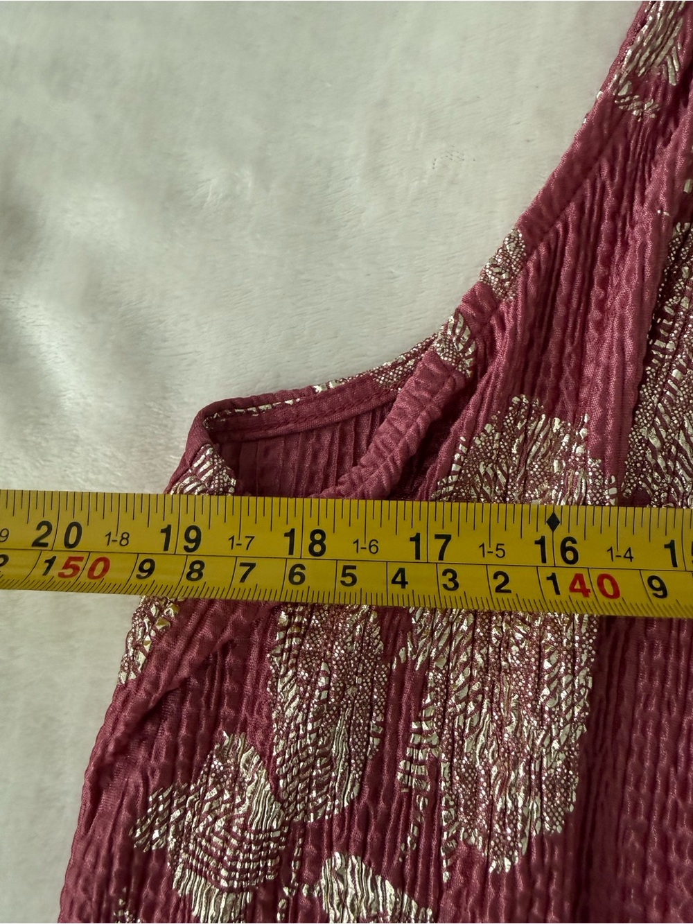 Anthropologie Feather Bone Halter Tank Top Blouse Crinkle Floral Large Pink E10 - Picture 4 of 7